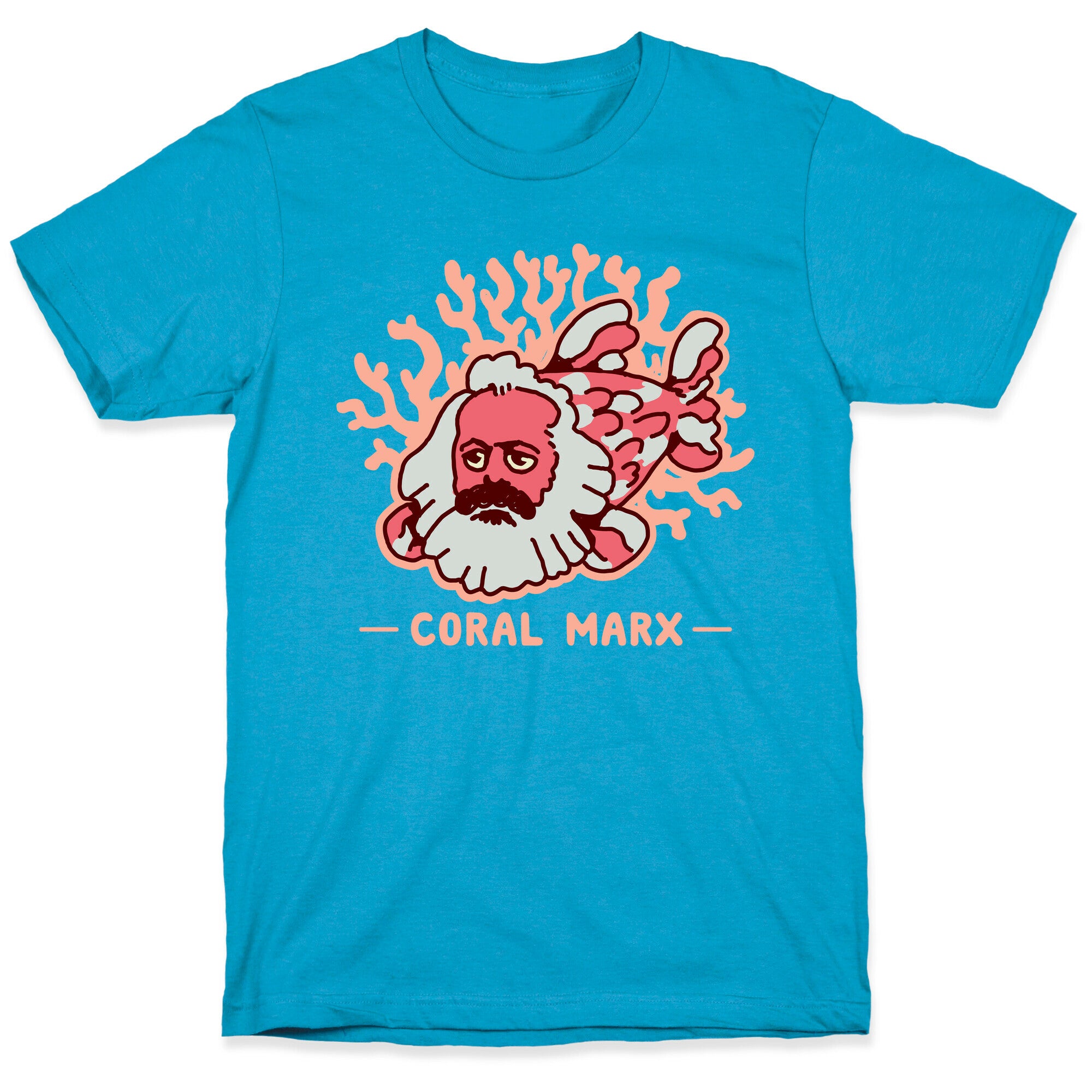 Coral Marx Unisex Triblend Tee
